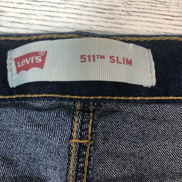 Levi’s 511 Slim Bermuda Denim Shorts 20R/30 - Picture 3 of 8